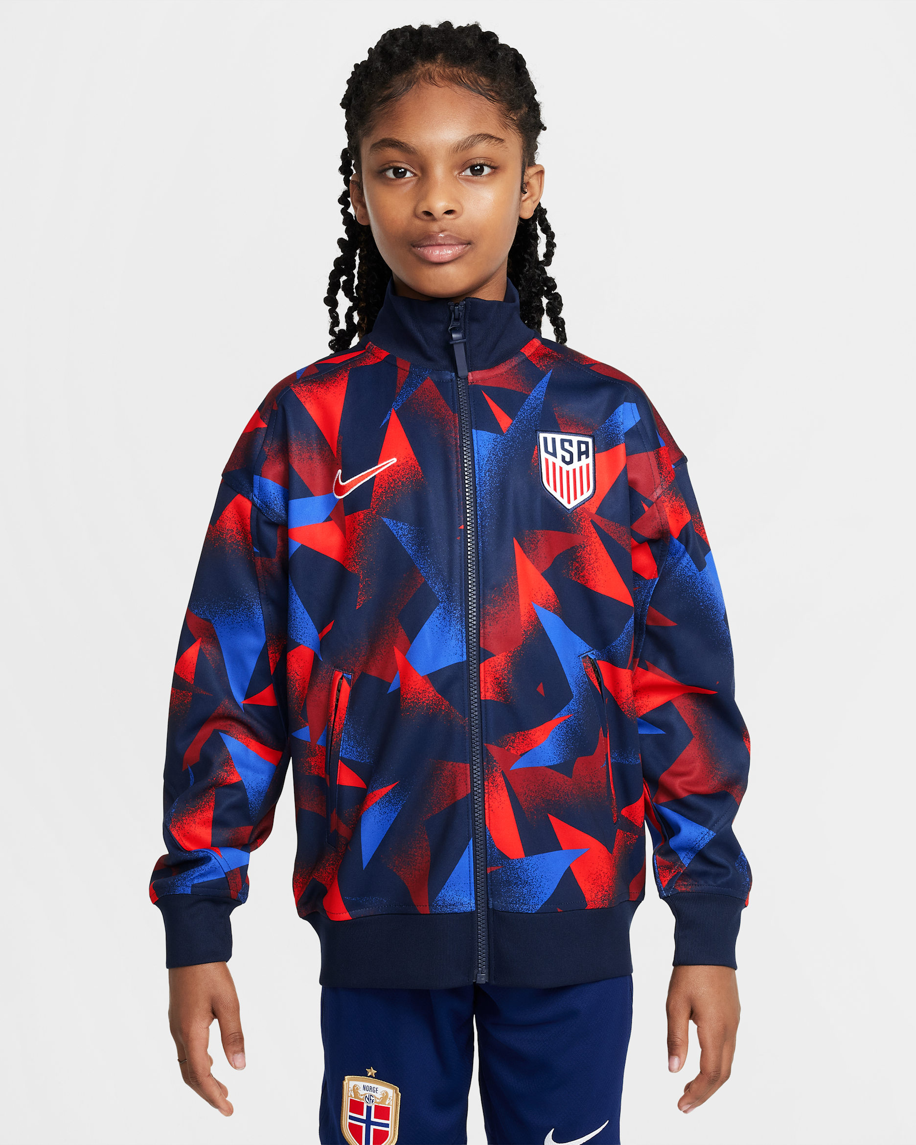 USMNT Academy Pro Big Kids' Nike Dri-FIT Soccer Anthem Jacket